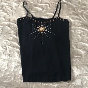 New black tank with embellishments